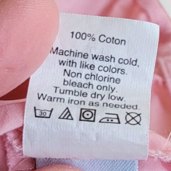 Madewell Pink Off-Shoulder Cotton Bubble Top XL - Picture 12 of 13